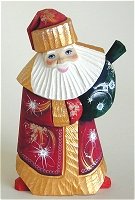 Red and Gold Santa